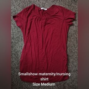 Women's Maternity Nursing Top - Red